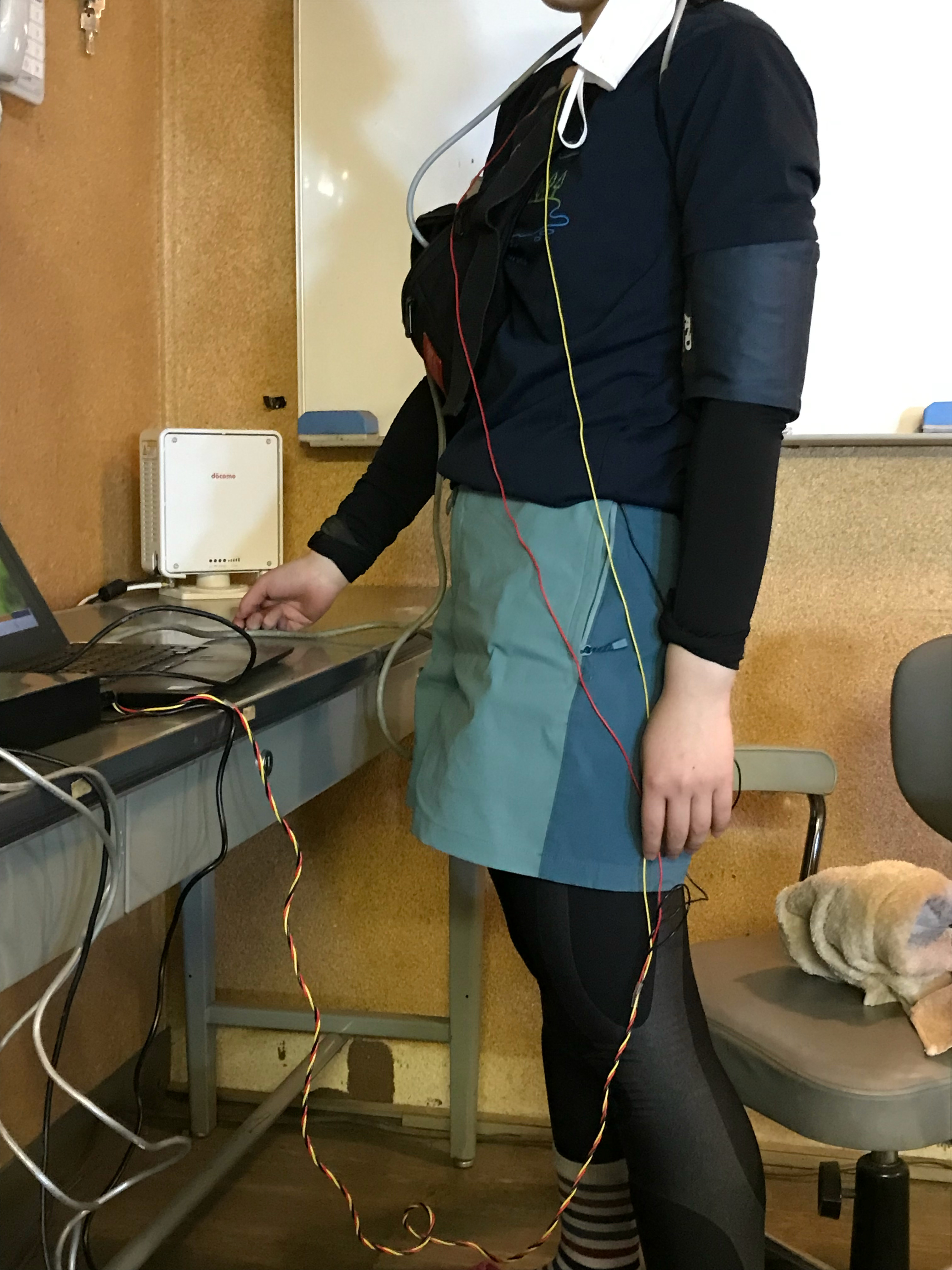 富士登山中の自由行動下血圧測定