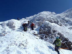 冬季登攀実技検定2
